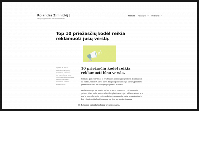 rolandas-zimnickij.lt snapshot