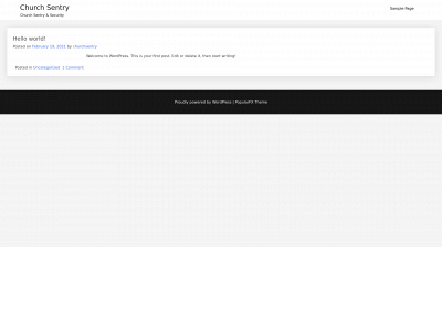 churchsentry.com snapshot
