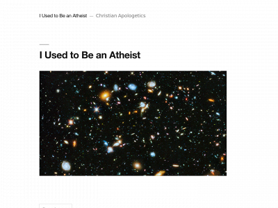 iusedtobeanatheist.com snapshot