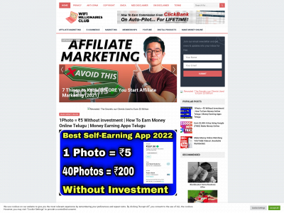 wifimillionairesclub.com snapshot