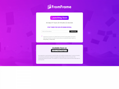 fromframe.com snapshot