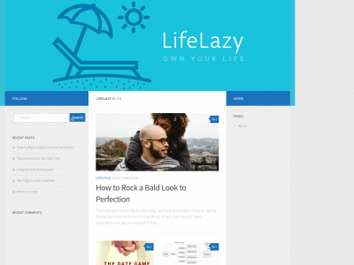 lifelazy.com snapshot