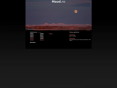 maud.no snapshot