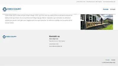 esbenelkjaer.dk snapshot