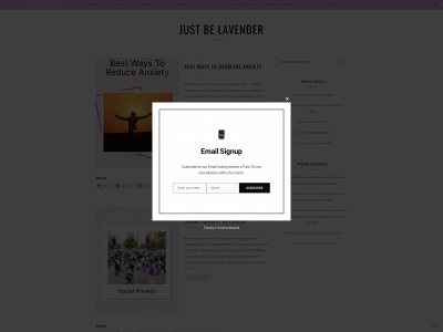 justblavender.com snapshot