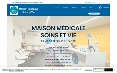 soinsetvie.be snapshot
