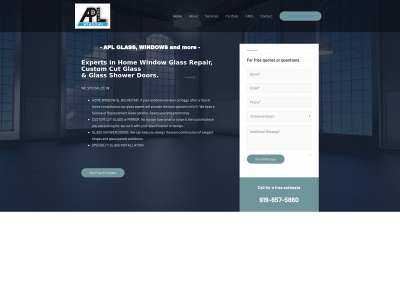 aplglass.com snapshot