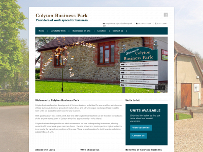 colytonbusinesspark.co.uk snapshot
