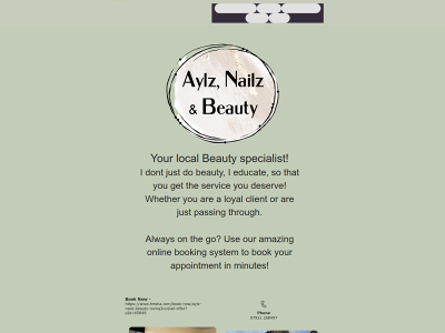 aylznailzbeauty.co.uk snapshot