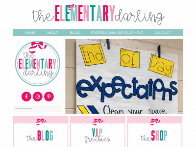 theelementarydarling.com snapshot