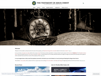 thetestimonyofchrist.com snapshot