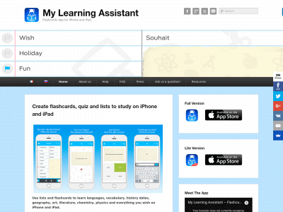 my-learning-assistant.com snapshot