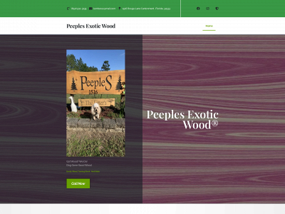 www.peeplesexoticwood.com snapshot