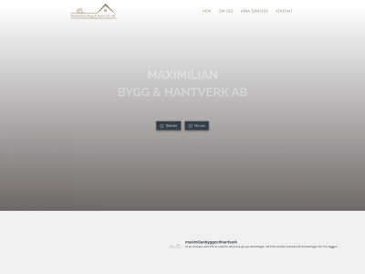 maximilianbyggochhantverk.se snapshot