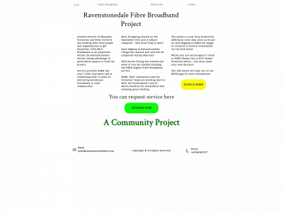 ravenstonedalefibre.com snapshot