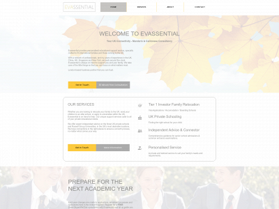 evassential.co.uk snapshot