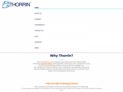 thorrintraining.co.uk snapshot