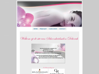 schoonheidssalondeborah.be snapshot