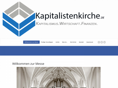 kapitalistenkirche.de snapshot