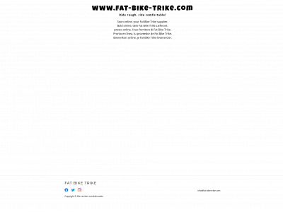 fat-bike-trike.de snapshot