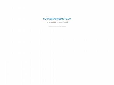 schlossbergstudio.de snapshot