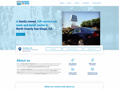 encinitas-carwash.com snapshot