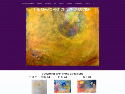 sonjalucienarts.com snapshot