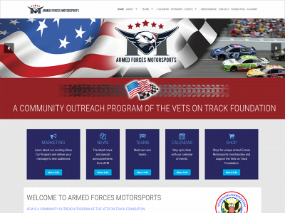 armedforcesmotorsports.com snapshot