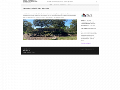 saddlecreekcstx.org snapshot