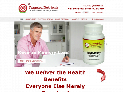 targetednutrients.com snapshot