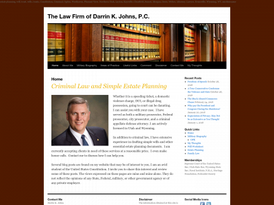 darrinjohnslaw.com snapshot