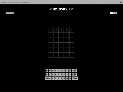 anglosax.se snapshot