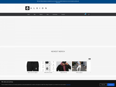 albionstore.co.uk snapshot