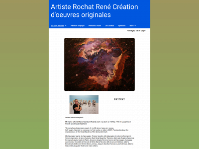 artisterochatrene.ch snapshot