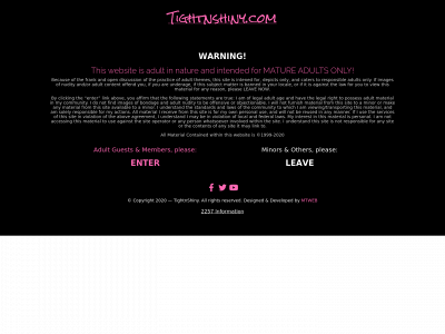 tightnshiny.com snapshot