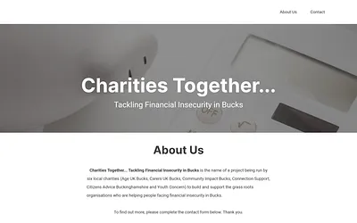 charitiestogether.org.uk snapshot