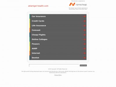 atlantgel-health.com snapshot