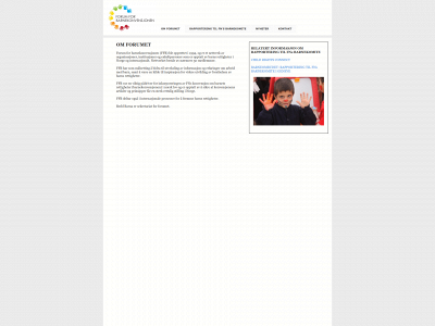 forumforbarnekonvensjonen.no snapshot