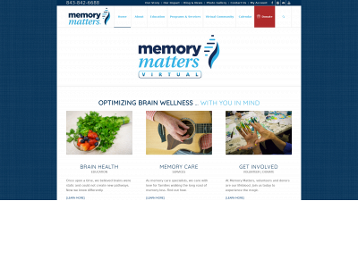 mymemorymatters.org snapshot