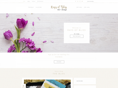 raysofbliss.com snapshot
