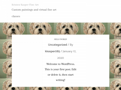 kristenkasperfineart.com snapshot