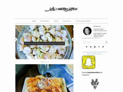 kellysambitiouskitchen.com snapshot
