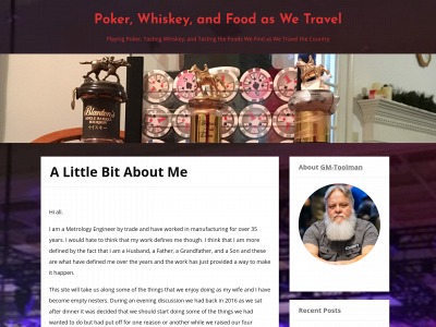 pokerwhiskeyfoodandtravel.com snapshot