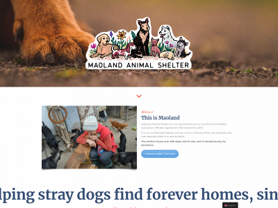 maolandshelter.com snapshot