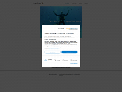tauchauf.de snapshot