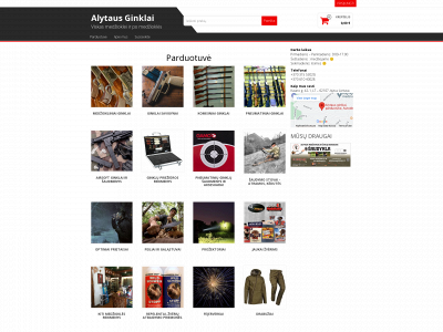 alytausginklai.lt snapshot