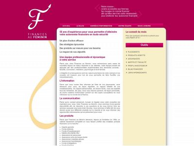 financesaufeminin.com snapshot