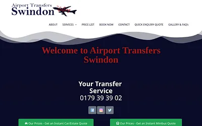 airporttransfersswindon.co.uk snapshot
