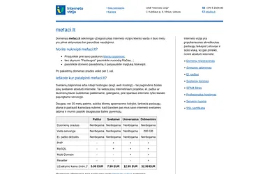mefaci.lt snapshot