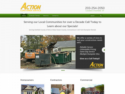 actioncontainerservice.com snapshot